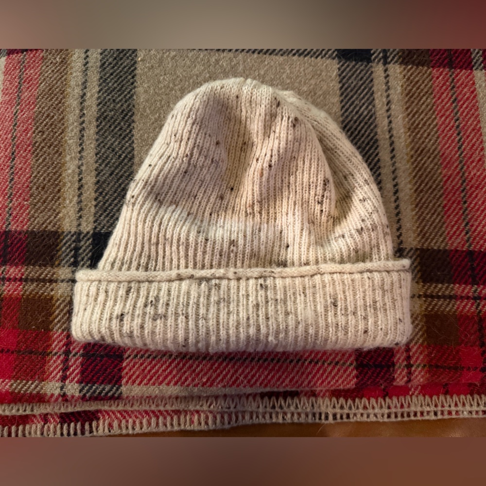 Madewell Cream Knit Beanie
